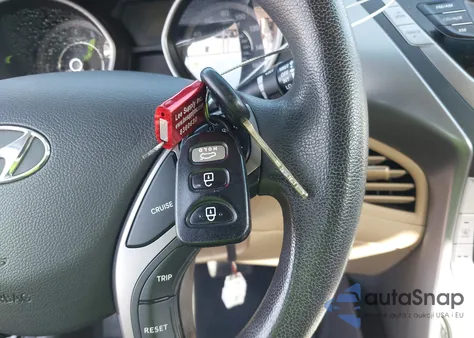 2013 Hyundai Elantra Gls из США, поврежденный, VIN KMHDH4AE2DU587789